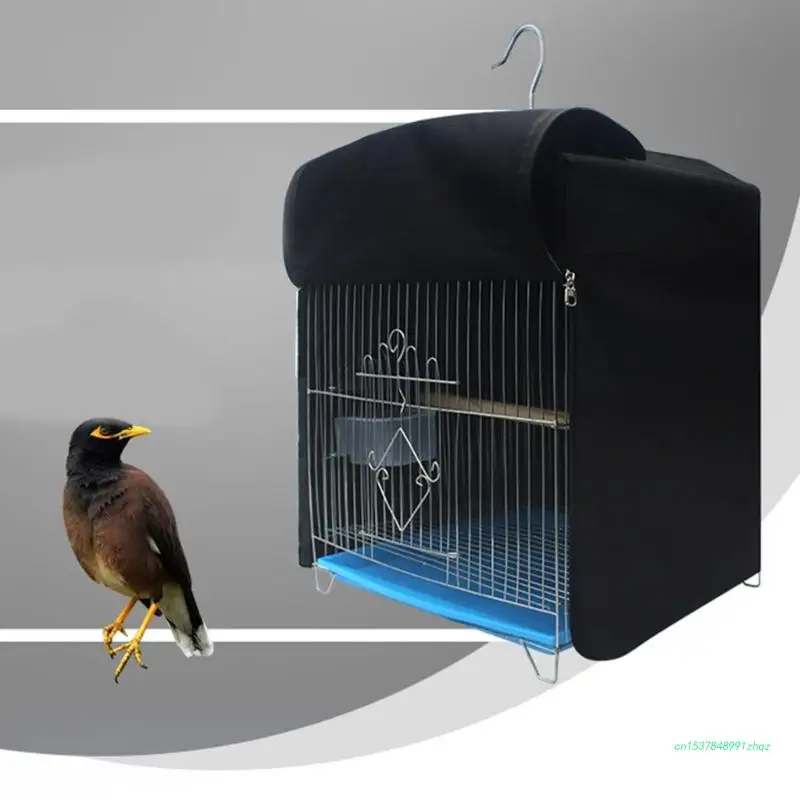 Bird Cage Shade Cover Blackout Shields Birdcage Light Covers for Parakeets Lovebirds Budgies Finches Square Cage