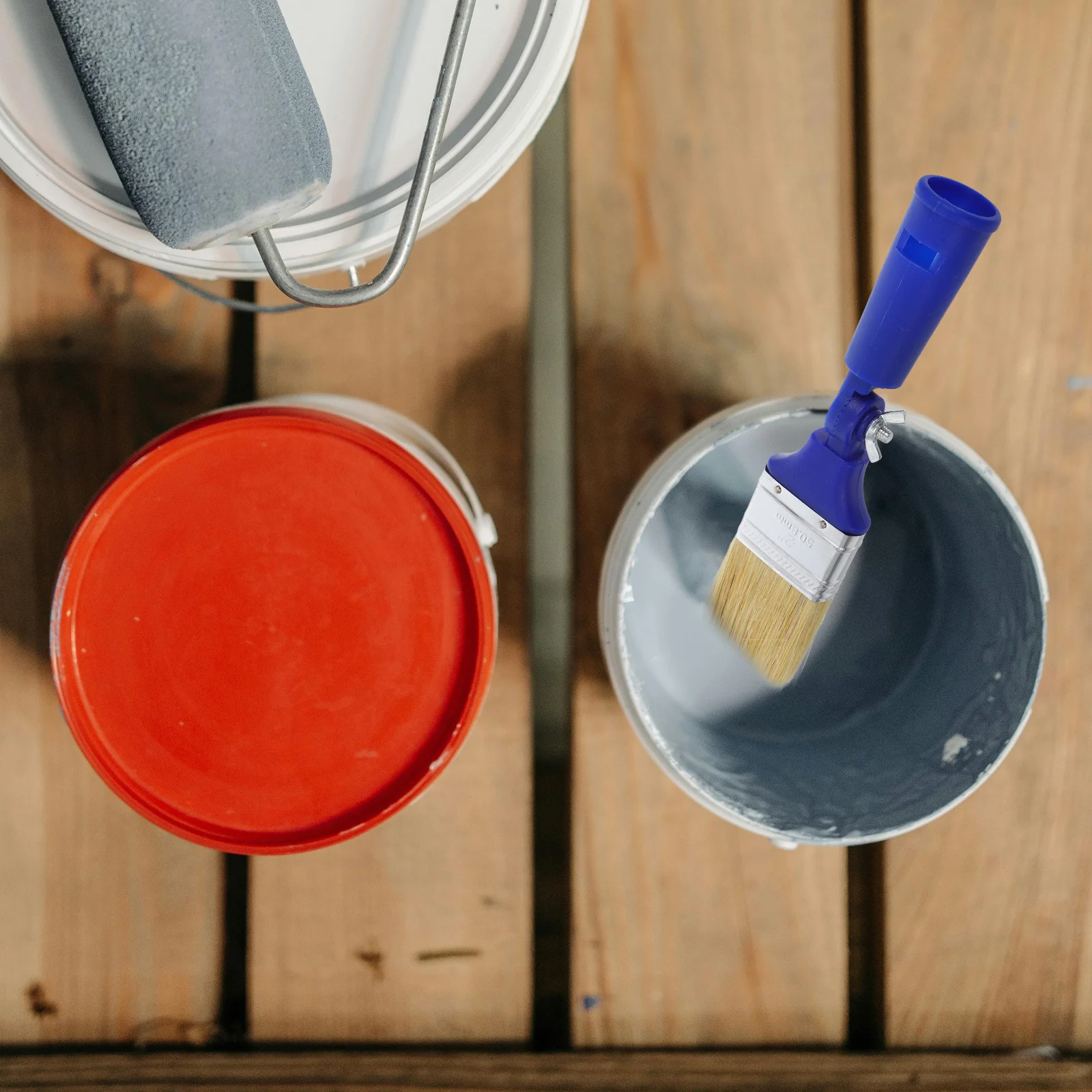 

Adjustable Paint Brush 2 Inch For Oil Paints No Dead Angle Painting Easy Clean Multifunctional Wall Art Craft