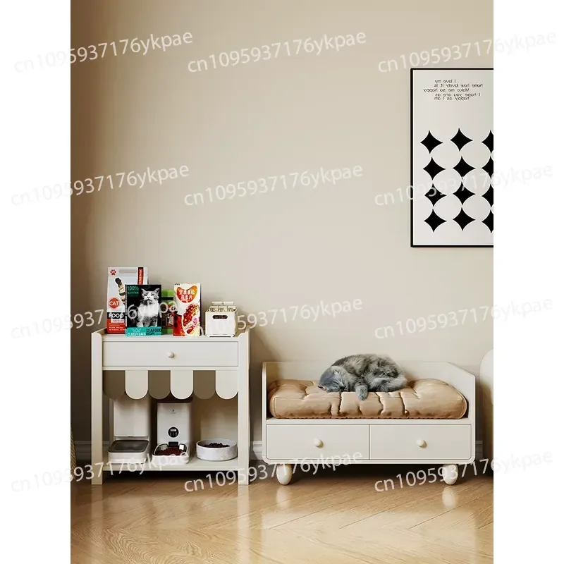 Pet Sofa Cat Canteen Shelf Pet Supplies Dog Food Cat Food Canned Integrated Storage Cabinet