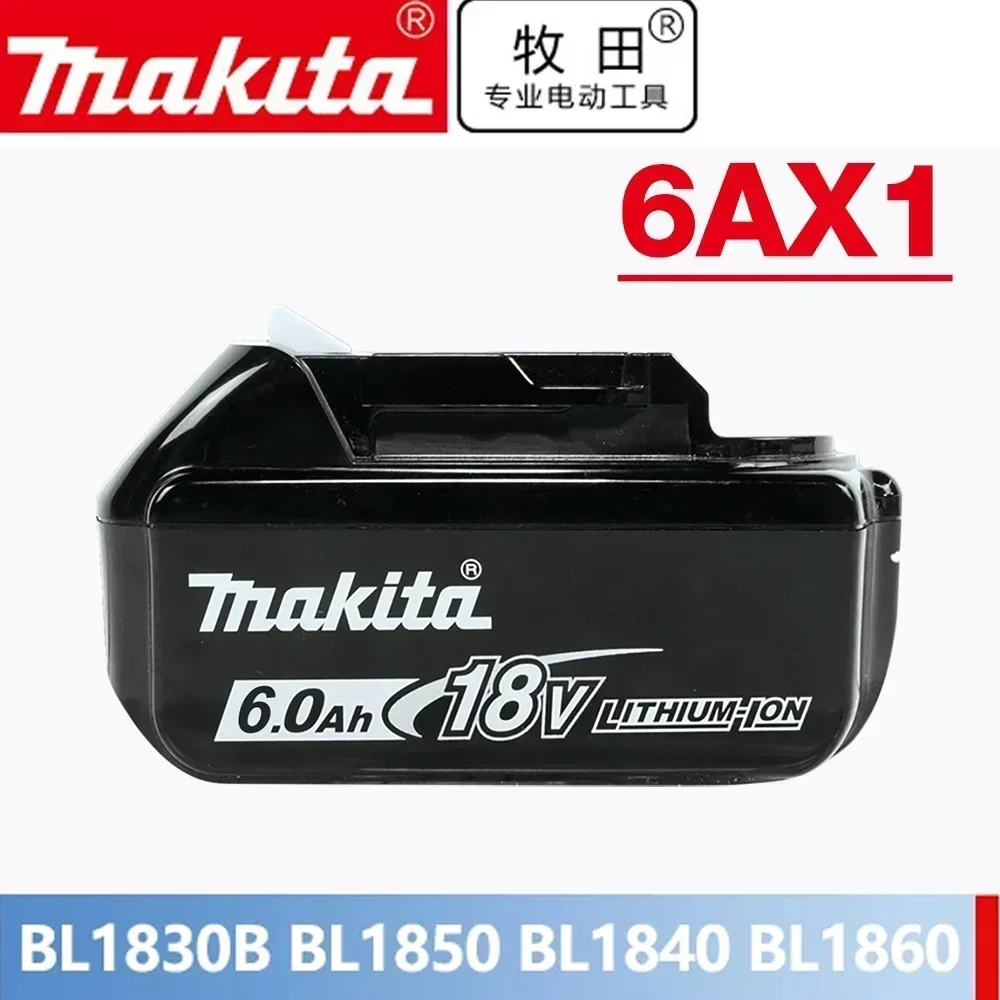 100% batteria originale/originale Makita 18v bl1850b BL1850 bl1860 bl 1860 bl1830 bl1815 bl1840 LXT400 6.0Ah per trapano makita tools