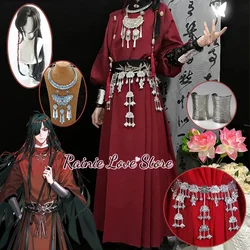 Heaven Officials Blessing Huacheng Cosplay Costume Wig Shoes Hua Cheng Cosplay Halloween Role Play Outfits Party Tian Guan Ci Fu