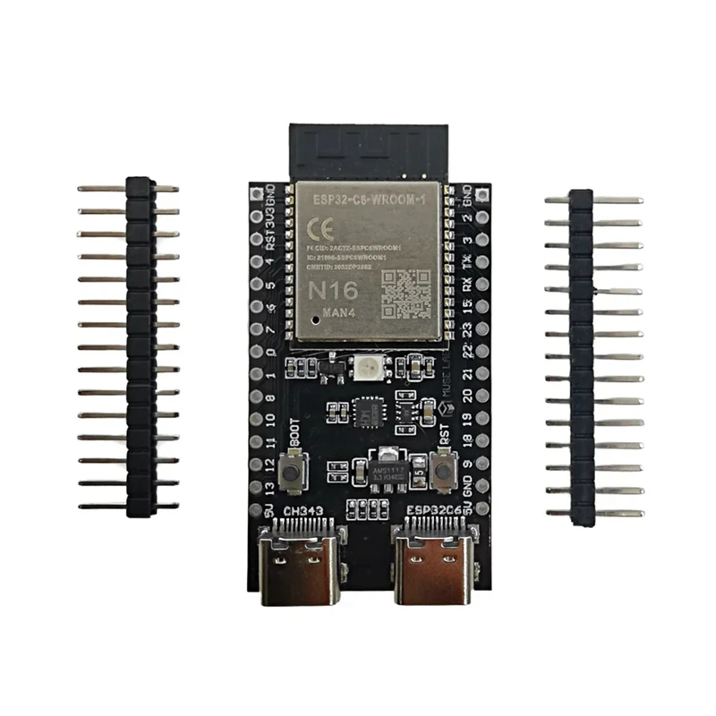 ESP32-C6-Devkit N16R2 ESP32-C6 16MB Flash ESP32 Wifi+Bluetooth Internet Of Things ESP Development Board Core Board