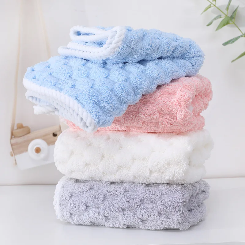 10pcs Multicolored Microfiber Washcloth ,  Ultra-Soft Absorbent, Quick-Drying Lint-Free Easy to Hang for Bathroom