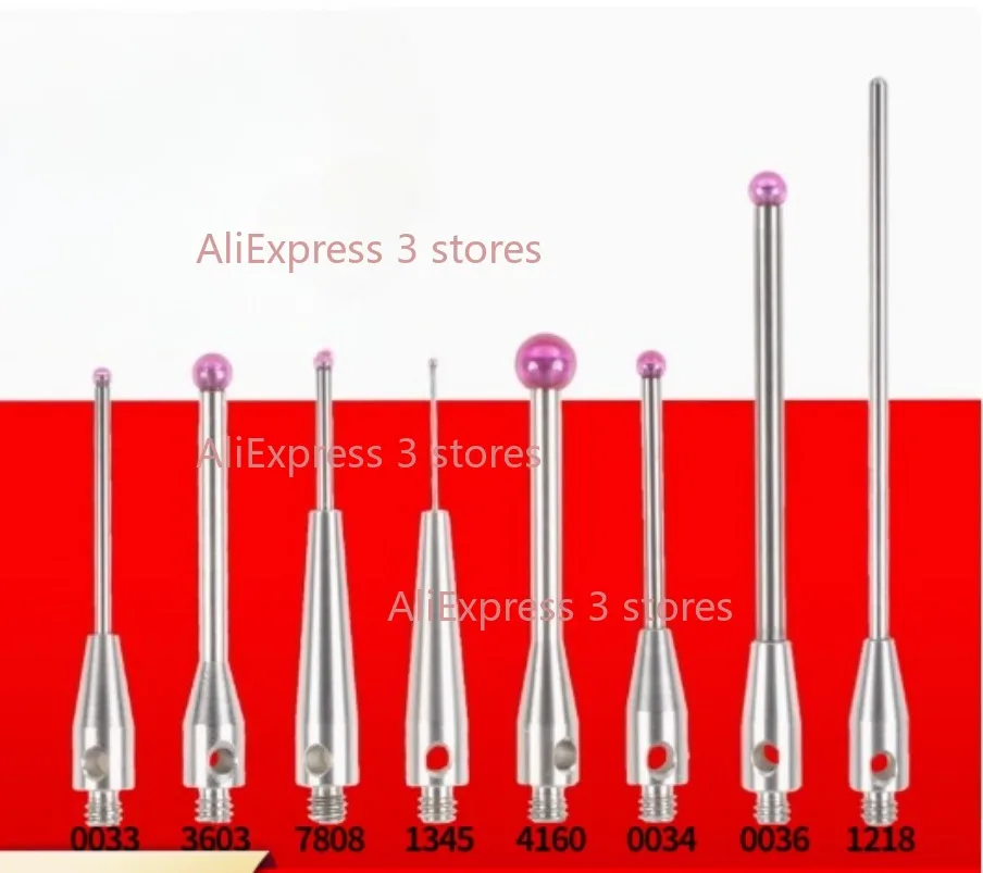 1pcs M2 M3 Renishaw Three Coordinate Stylus Three-dimensional Stylus Ruby Stylus 0.5/1.0/1.5/2.0/3.0