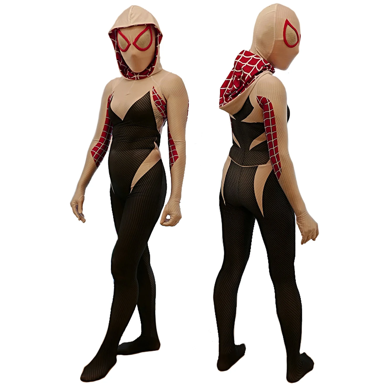 

Marvel Rivals Spiderwoman Cosplay Gwen Stacy Costume Superhero Spider Girls Zentai Bodysuit Cosplay Spandex Halloween Costume