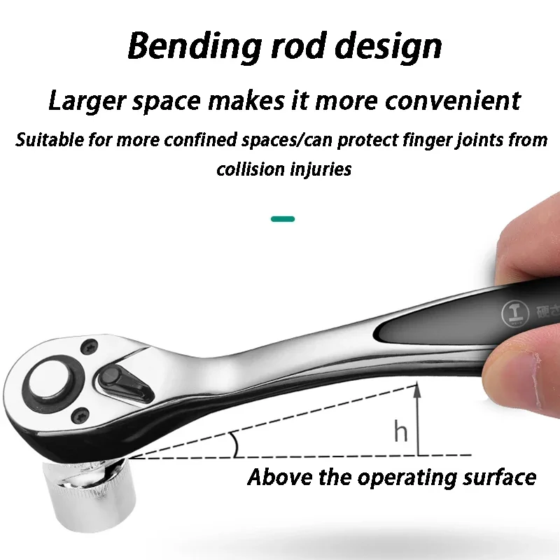 Professional Hexagonal Wrench Sets Multifunctional Ratchet Spanner Kit Automotive Repair Hand Tool Kits