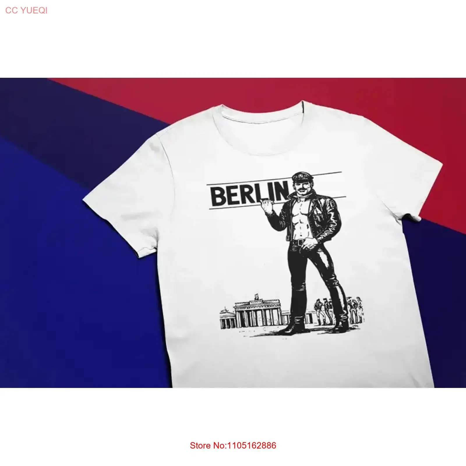 برلين الجلود نادي مثلي الجنس الدب فخر ارتياد Stonewall قرية خمر Lgbt بار تي شيرت خمر غسلها مصمم الملابس