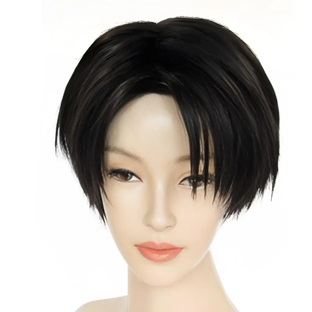 

Heat Resistant fiber Cosplay Wig for Attack on Titan Levi/Rivaille /Rival Ackerman