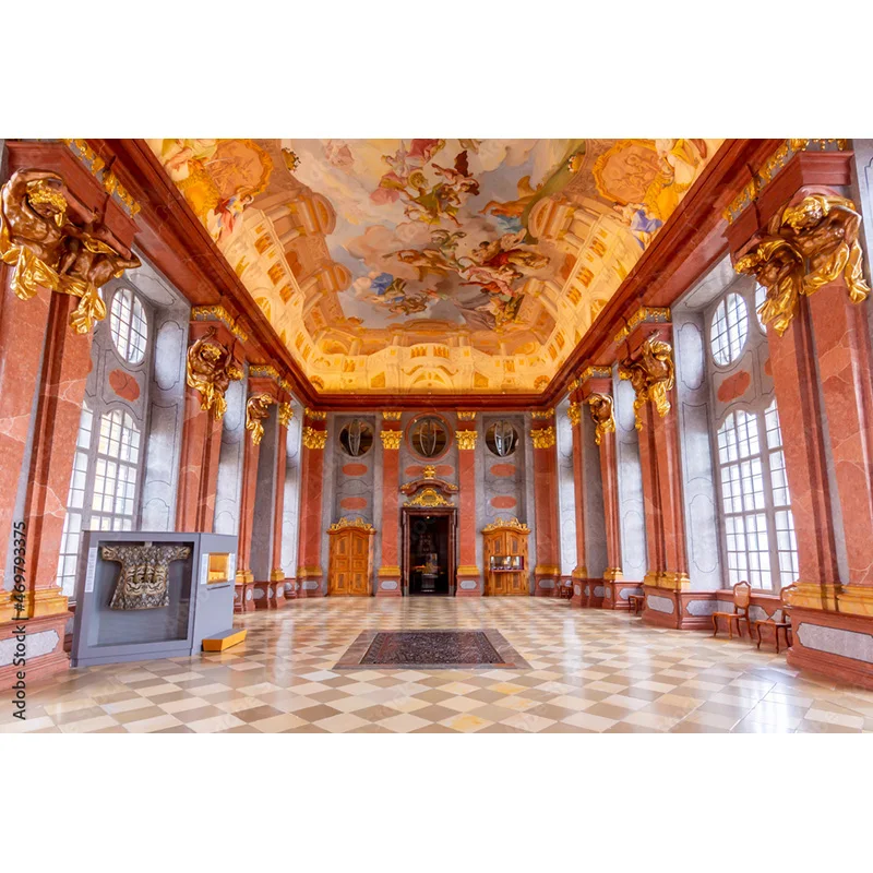 Nitree Auditorium European Style Church Photography Backdrop  Architecture Zagreb Cathedral Photo Studio Background JT-21