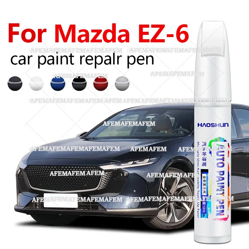 For 2024-2025 Mazda EZ-6 Paint Scratch Repair Accessories Blue 42M Gray 46G 12M White 25D Red 46V Gold Car Paint Repair Pen