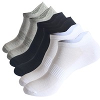 3 Pairs Socks For Men Summer Sports Socks Casual Solid Color Breathable Sweat Absorbing Thin Socks Calcetines Hombre