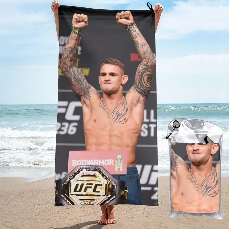 Dustin Poirier szybki ręcznik do suszenia Surf owinięty non-linting spersonalizowany