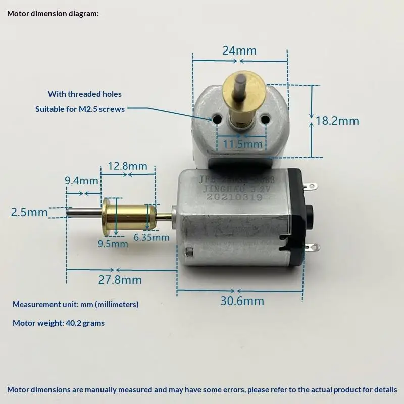 * New Sale 1Pcs DC3.2V-3.7V High Torque Hair Clipper Hair Clipper Carving Hair Clipper Motor FF280SA-2583 DC Motor