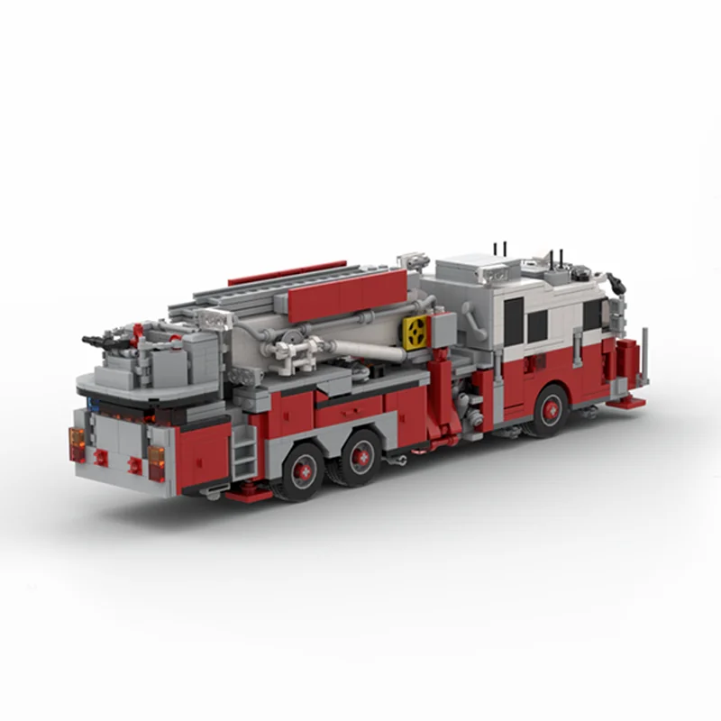 1365 pz MOC FDNY Torre di New York Scala Inferno Modello Building blocchi giocattolo Architettura FAI DA TE regalo Di Natale idea creativa Mattone