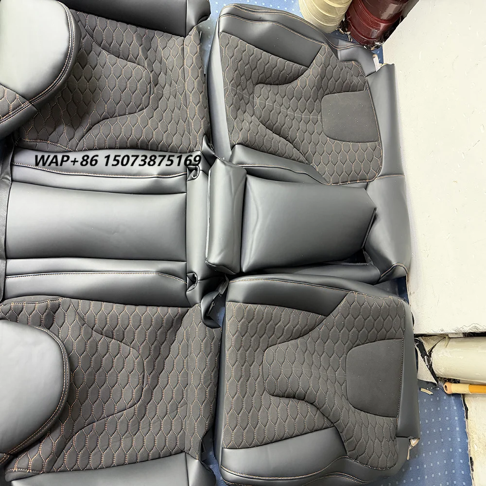 GZYLC Car Interior Accessories Leather Full Set Auto Re-upholstery Seat Covers for S5 2009