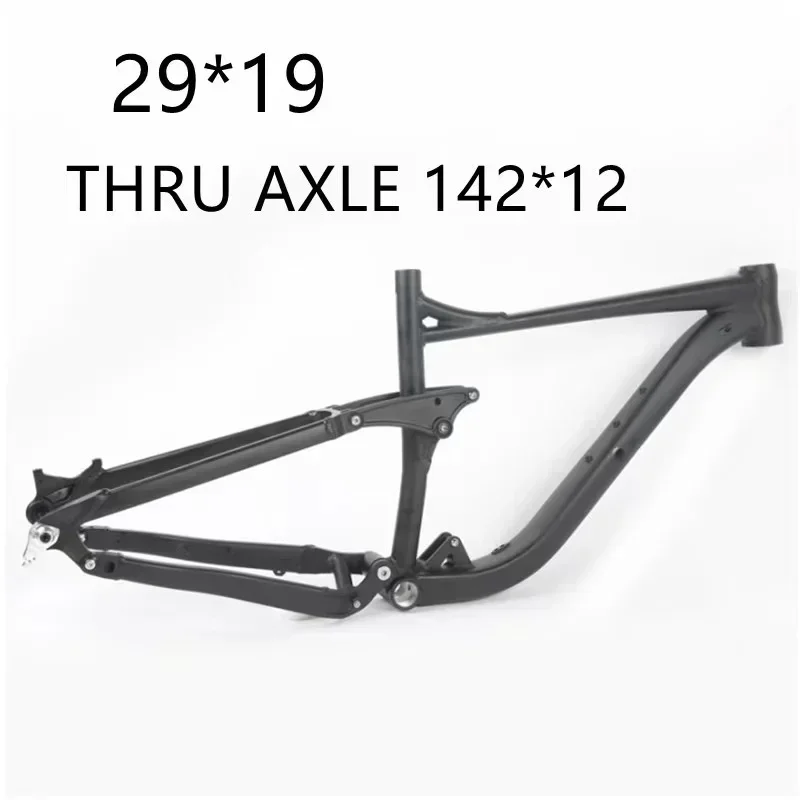 HIMALO Bicycle Frame 27.5/29ER Full Suspension Frame 142*12Mm Aluminum Alloy Mountain Bike