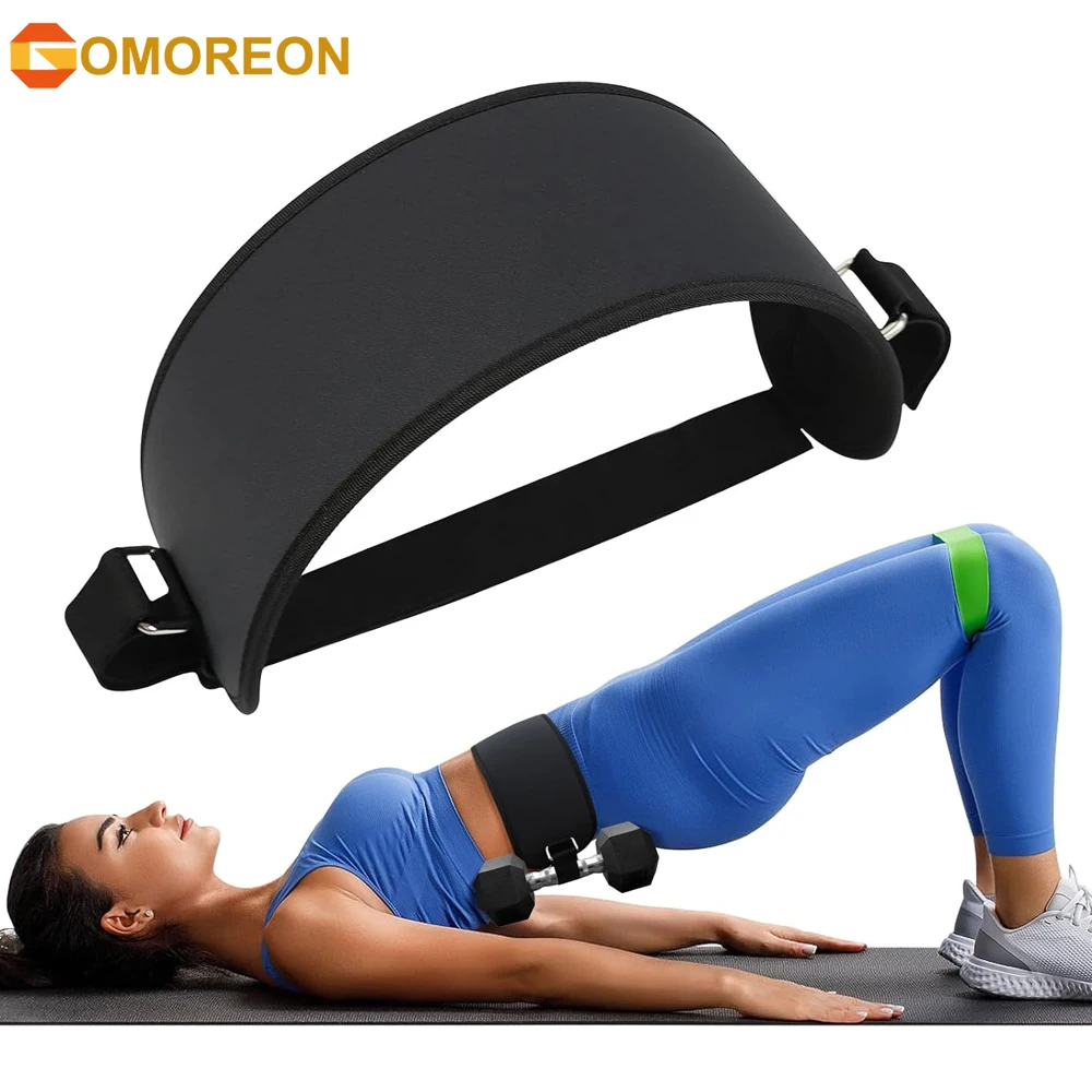 

1Pcs Exercise Hip Thrust Belt - Glute Trainer for Home Workouts - Fully Adjustable Hip Thrust Belt - Glute Workout Equipment