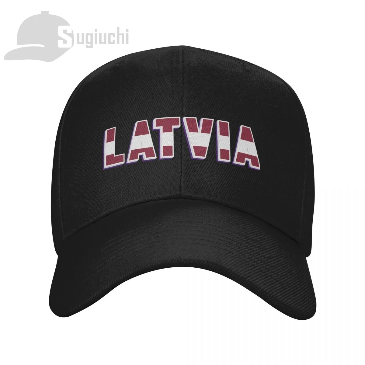 2025 Latvia Country Flag With Name Baseball Cap Men Women Summer Unisex Hip Hop Caps Golf Hat Trucker Caps