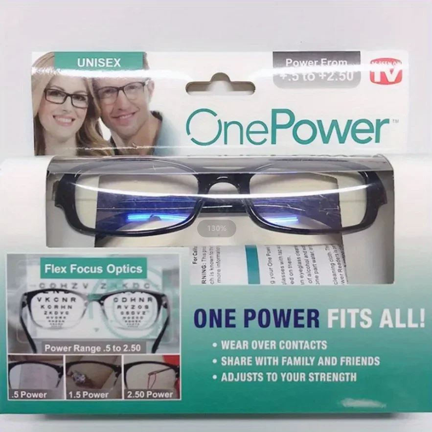 Auto-zoom Presbyopic Glasses Auto-focus One Power Readers Can Be Used For +0.5-+2.5, ideal choice for gifts