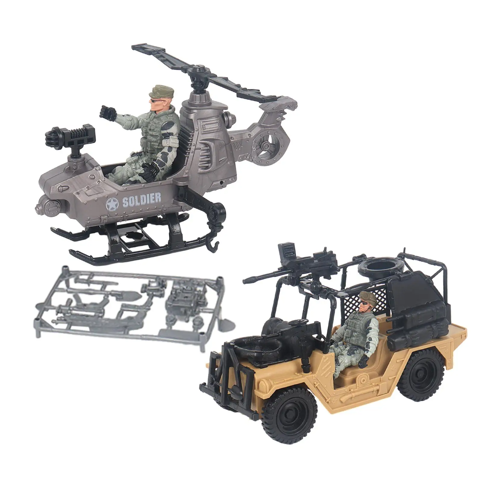 5x Realistic War Scene Series Battle Background Battle Scene Building Model Hobby Collections Boys Gift Educational Toy