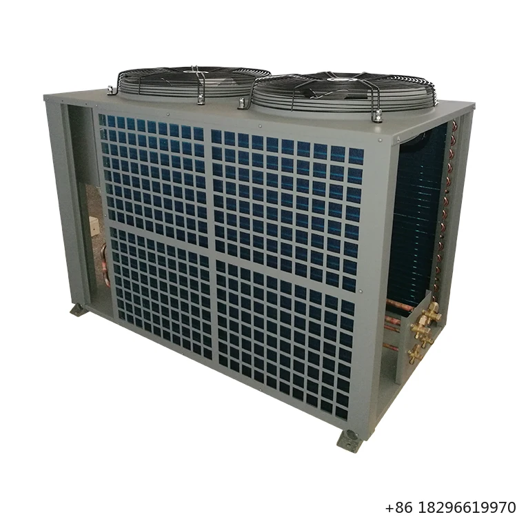 DX Air Cooled Condensing Unit Ducted Split AC 21kW-180kW Heating Cooling Energy Saving For Office Hotel