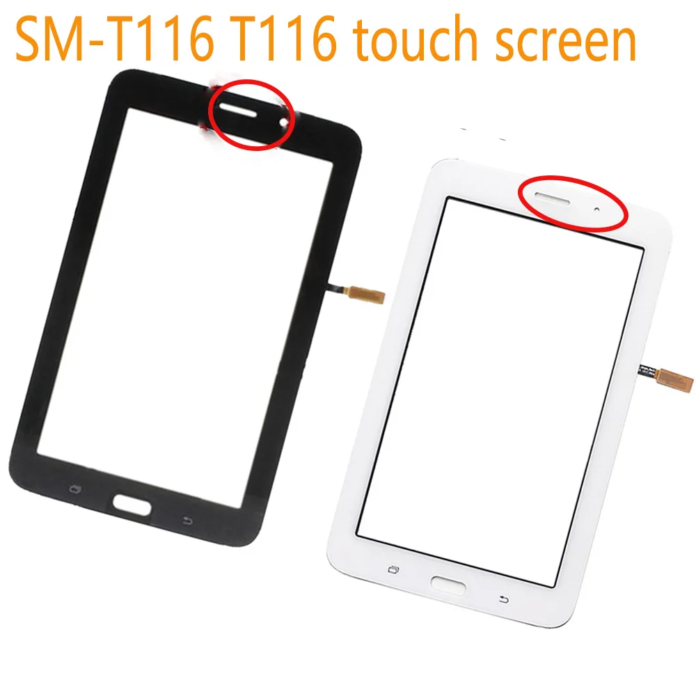 AAA+ Tested  For Samsung Galaxy Tab 3 Lite 7.0 SM-T116 T116 Touch Screen Digitizer Sensor Front Outer Glass Panel