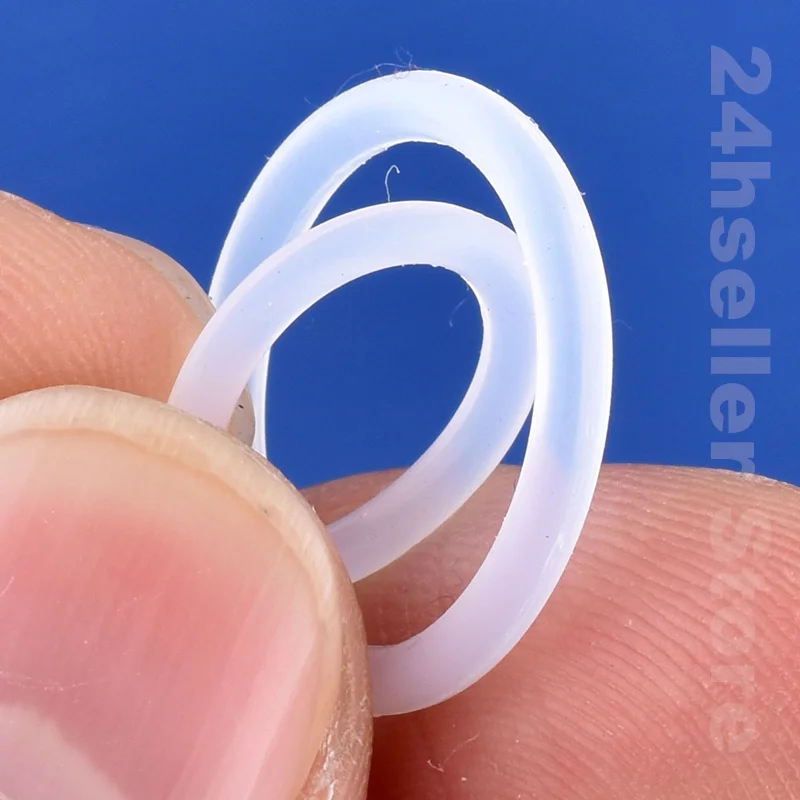 5~200pcs Outer Dia.19~27mm Food Grade Silicone O-ring High Temperature Acid Alkali Resistant Water Pipe Joint Sealing Ring