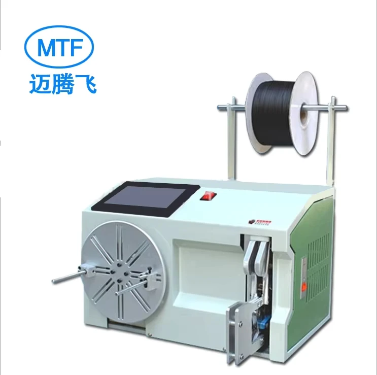 Automatic Cable Winding Tie Machine Electronic Wire Winder Coiling Coil Tying