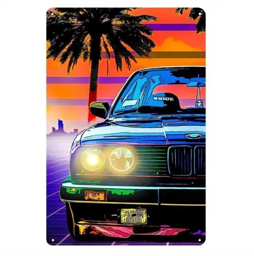 1pcs,M3 E30 Car Metal Poster Tin Sign  Cave Home Office Bar Decor