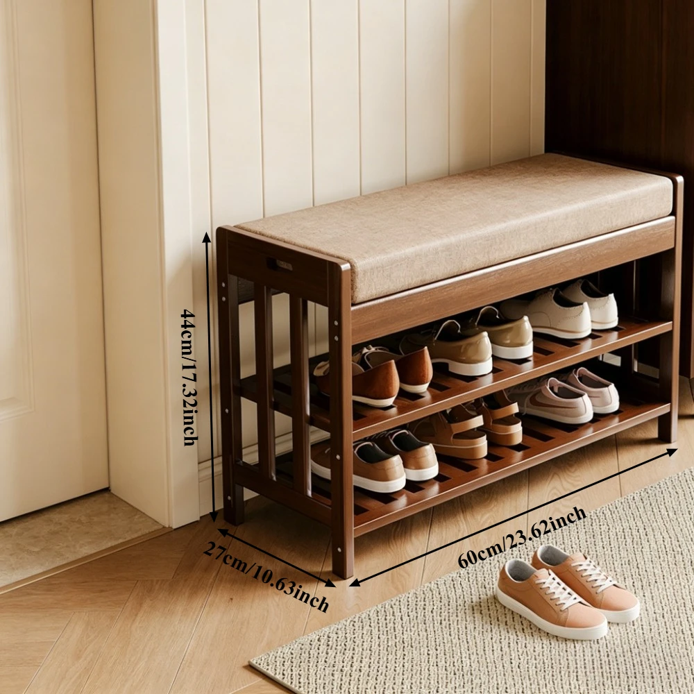 Scarpiera con panca imbottita  - Shoe Rack Cabinet Narrow Entryway recensione e prezzo