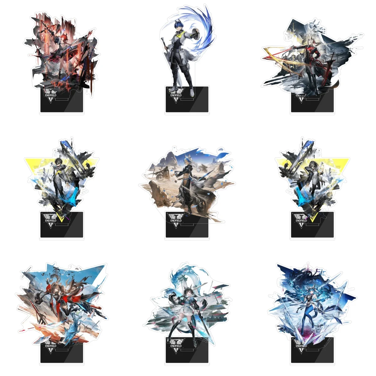New Arknights Endfield Character Stand Camille Arcane Cute Cartoon Anime Game Desk Ornament Cosplay Friend Gift Key