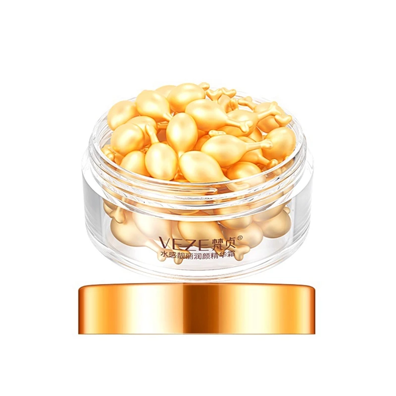 VEZE 30 pz/bottiglia capsule di acido ialuronico essenza rimozione Spot crema sbiancante cura del viso materiale composito