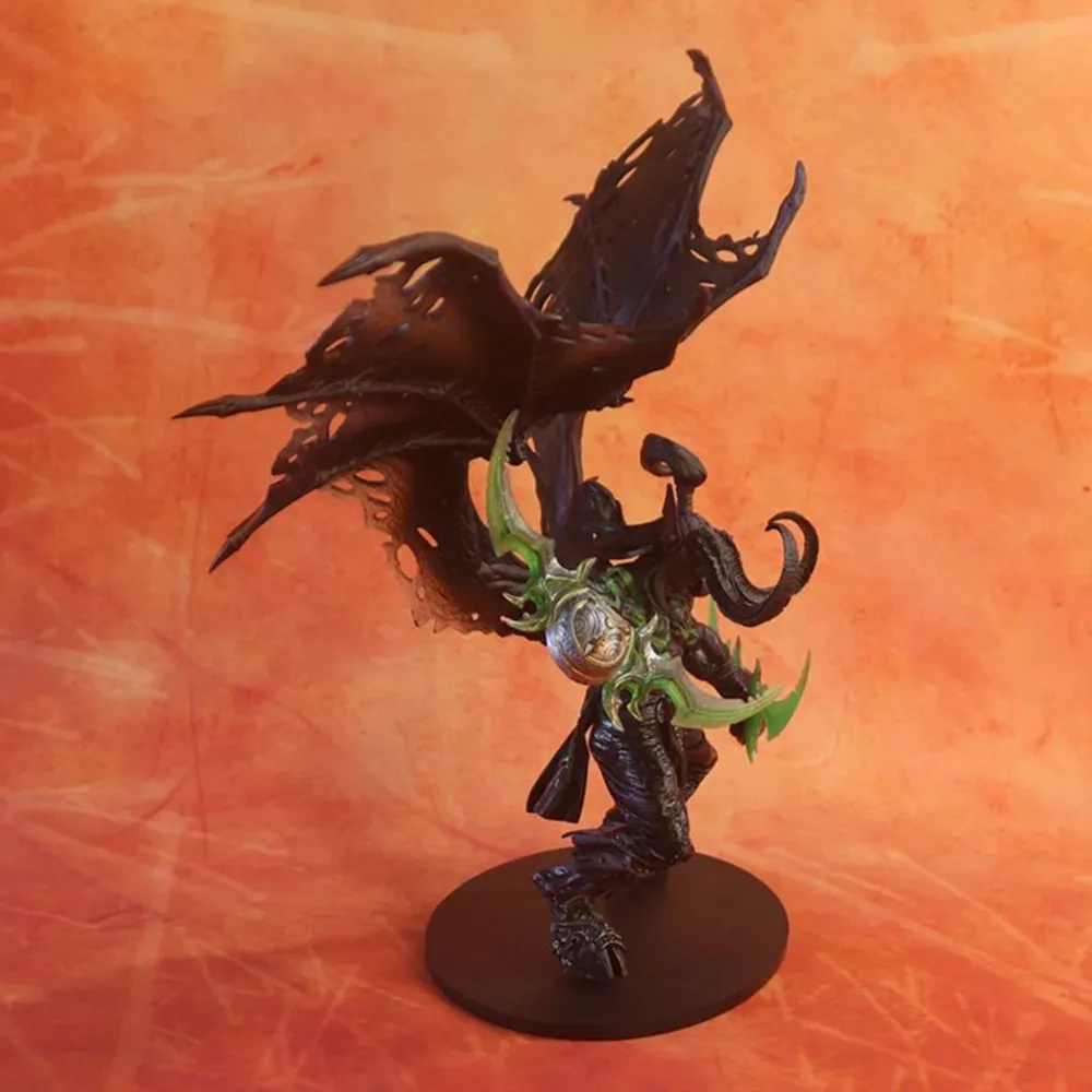 26 cm DC Gioco WOW Personaggio Demon Hunter illidan Stormrage Action figure Statua in PVC Modello da collezione regalo per bambini giocattoli Deluxe in scatola