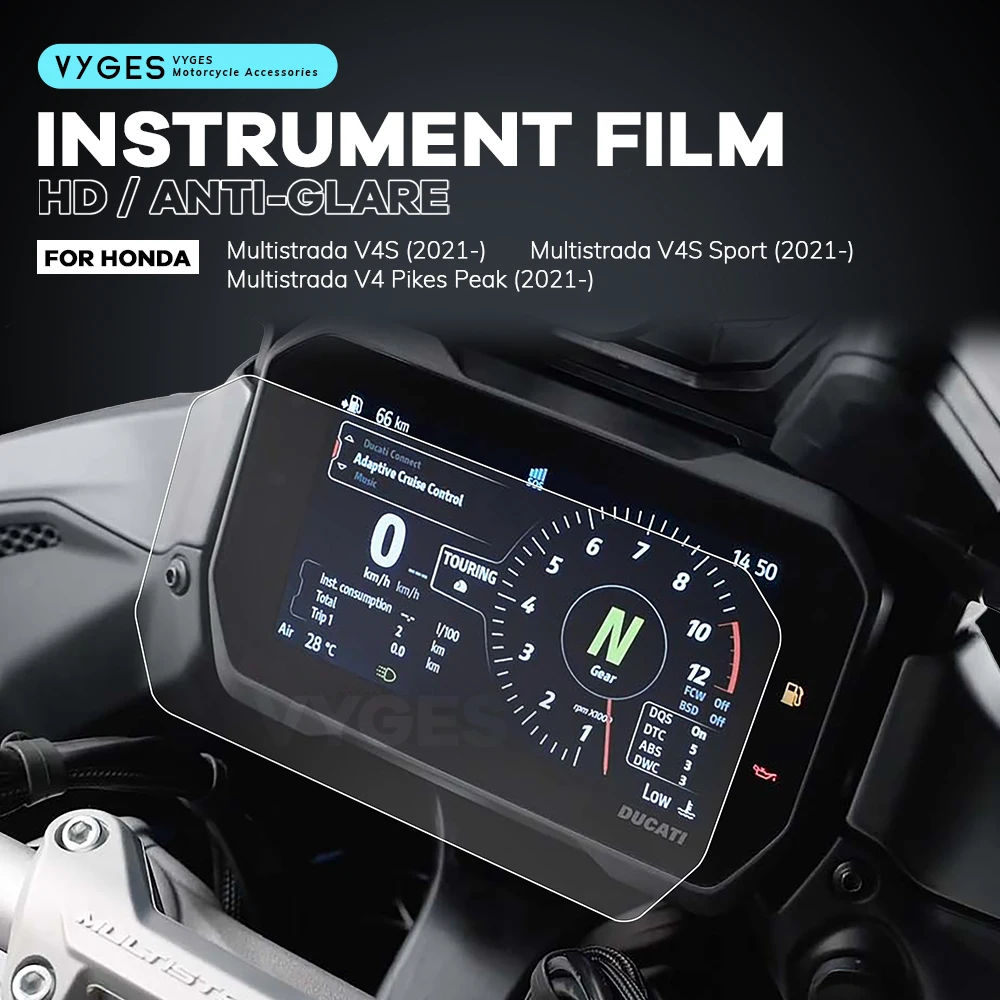 

Защитная пленка для TFT-дисплея Ducati Multistrada V4S Sport V4 Pikes Peak 2021- (защита экрана приборной панели)