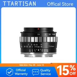 TTArtisan 23mm F1.4 Manual Focus Camera Lens for Sony E Mount a6300 Fuji XA XT3 XE Canon M6 Panasonic Olympus M43 Nikon Z30 Z50
