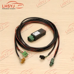 Lhsyj para vw golf 7 mk7 vii carplay mídia usb interruptor mib2 adaptador aux tomada 5q0 035 726 e auto peças de reposição para carro