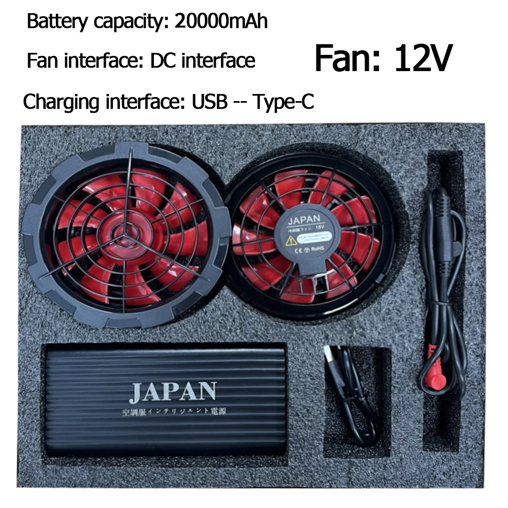 空調服 21V バッテリーファンセット 夏用アウトドアウェア