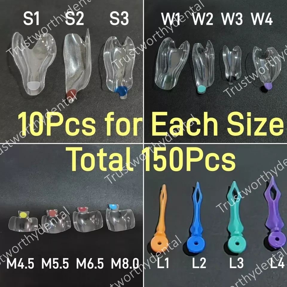 Dental Transparent Matrix Clear BT Closure Matrices  Diastema Wedges Similar with BioClear Diastema Class Restoration