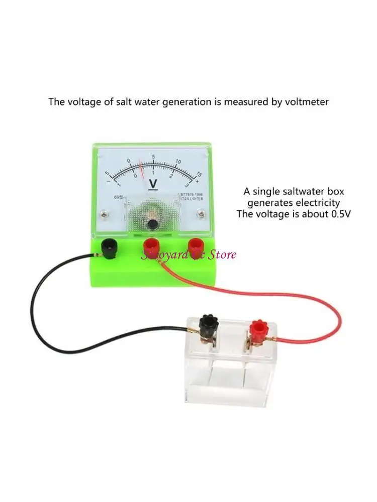 

N3UC Educational Saltwater Battery Device for Classroom Labs Demonstrating Experiment