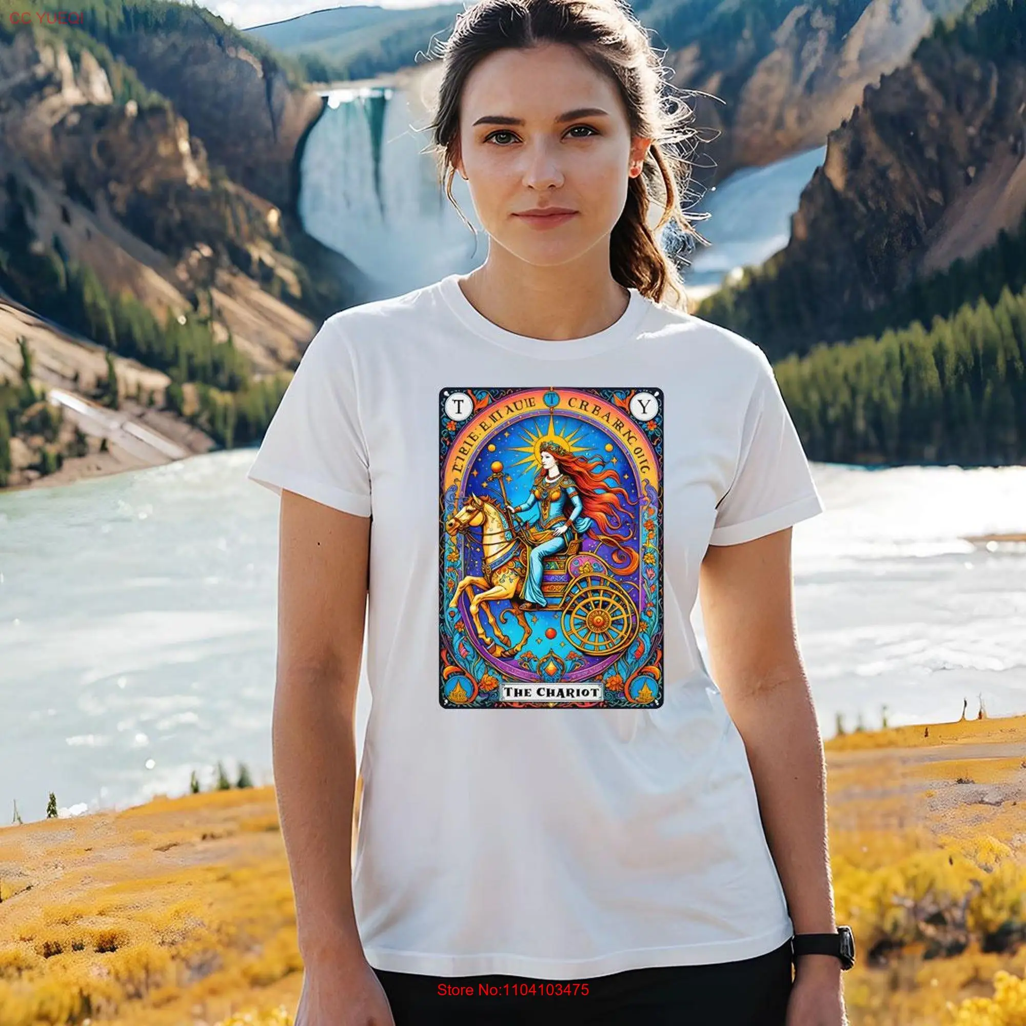 The Chariot Tarot T shirt long or short sleeves