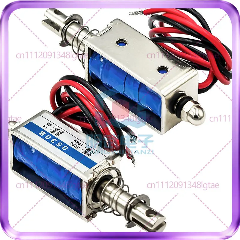 5pcs For JF-0530B Through Push-Pull Electromagnet 6V 12V 24VDC DC Frame Small Electromagnet Module