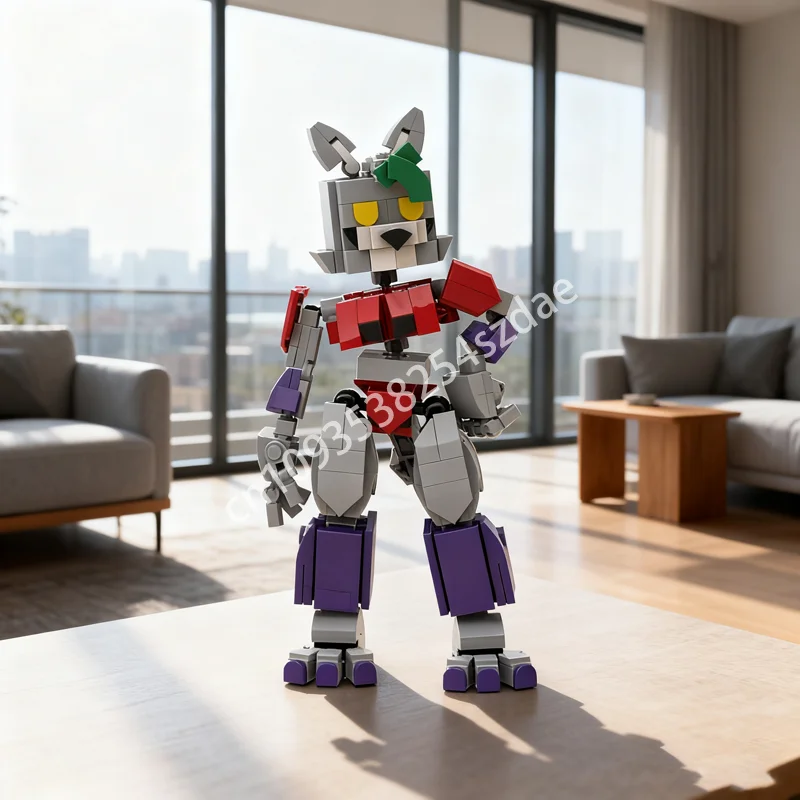 332 قطعة MOC Roxanne وولف ألعاب نموذج اللبنات العمارة لتقوم بها بنفسك فكرة هدايا عيد الميلاد التعليم الطوب الاطفال اللعب عيد ميلاد #1