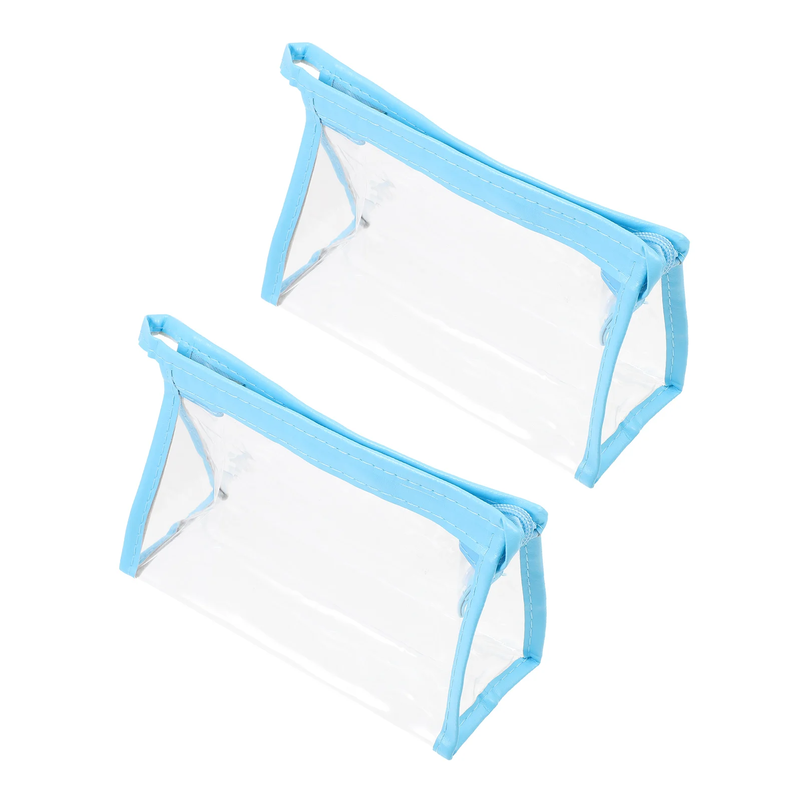 

2Pcs Pencil Case Transparent Dustproof PVC Large Capacity Stationery ganizer Pen Bag Multifunctional Student Use Desk Supplies