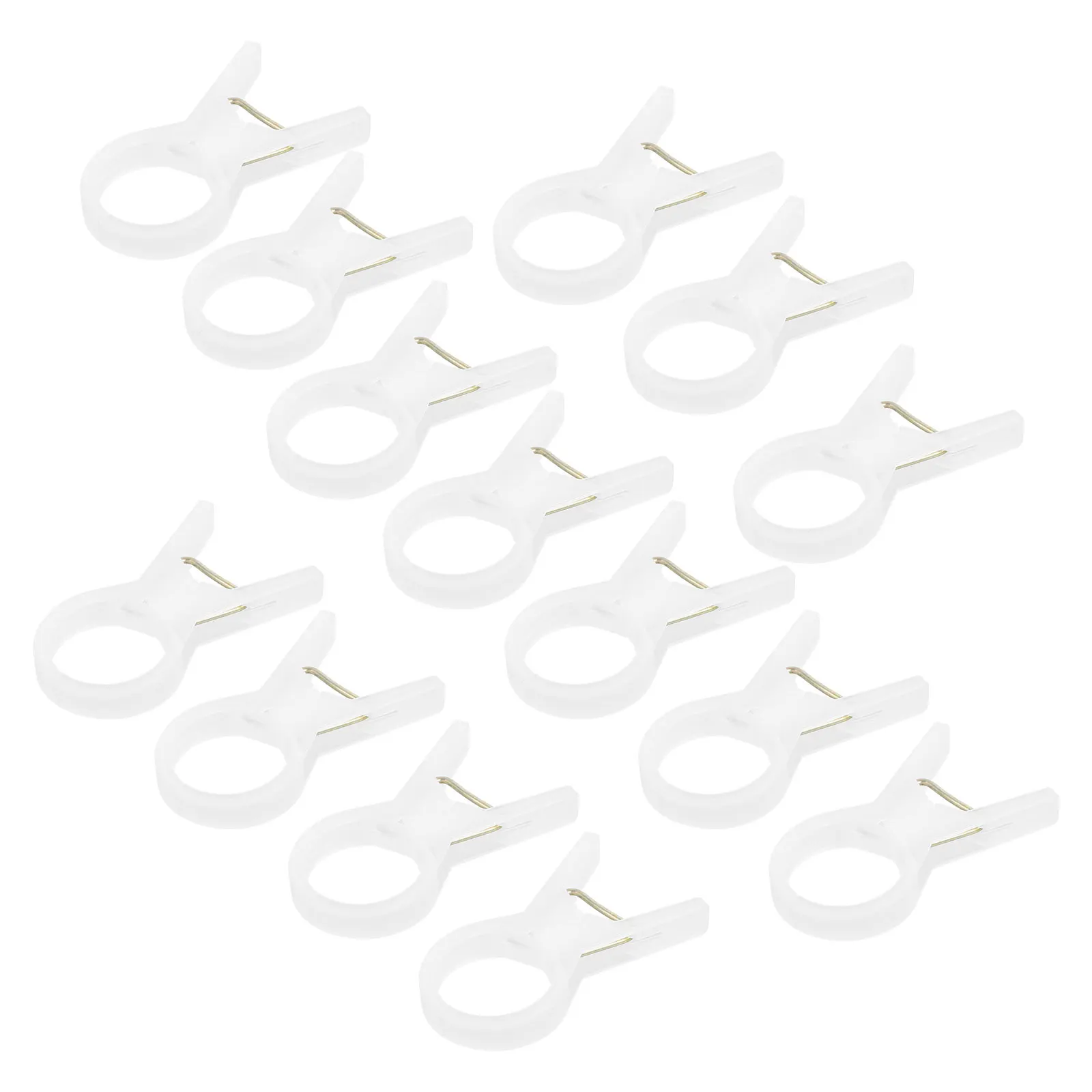 

100 Pcs Climb Tie Vine Clip Plant Support Clamp Plastic Garden Hanging Plants Clips