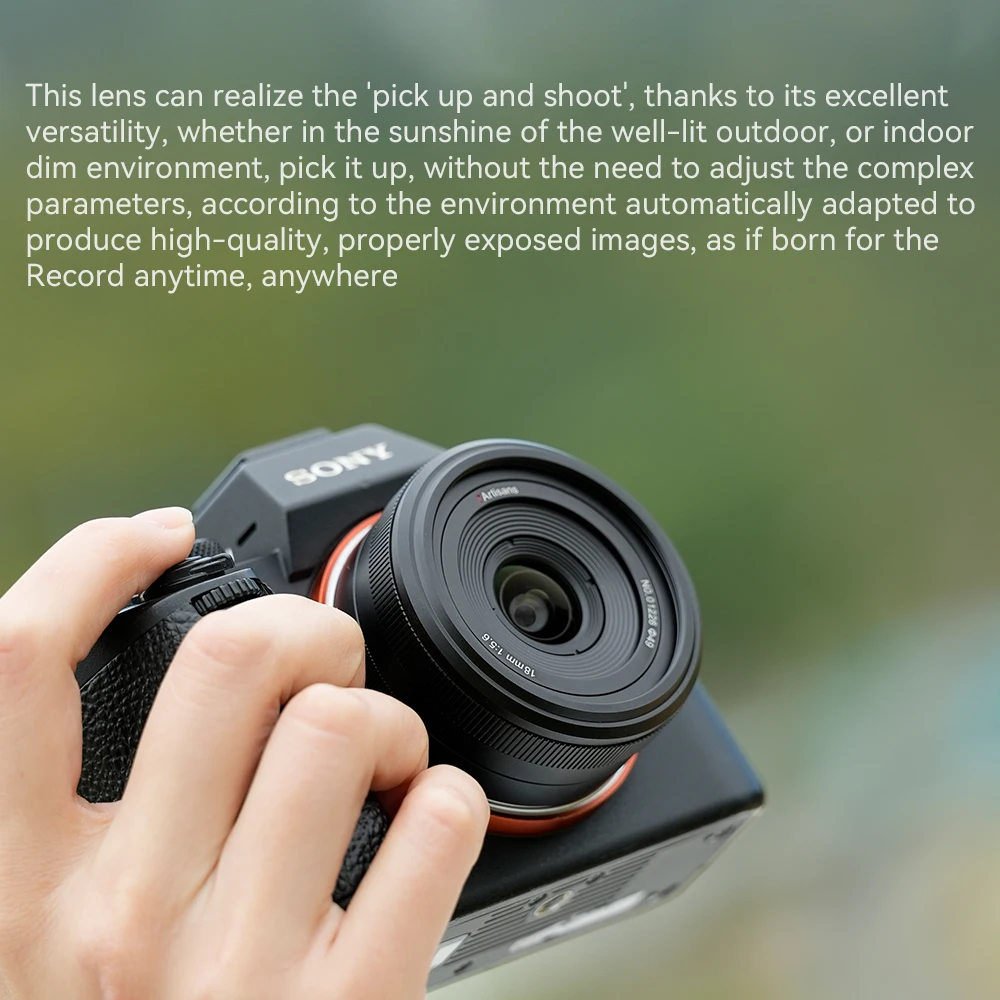 7artisans 18mm F5.6 フルサイズカメラレンズ Sony E A7M4 ZV-E10II A7C2 Nikon Z Z7 Z8 Panasonic L S5M2 マウント対応