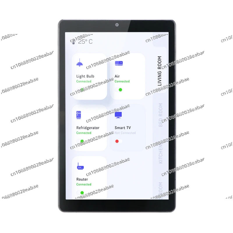 2023 Sunworld YC-SM08P New 8 Inch Embedded Control Touch Panel Android 11 Tablet Pc with Rj45 Poe