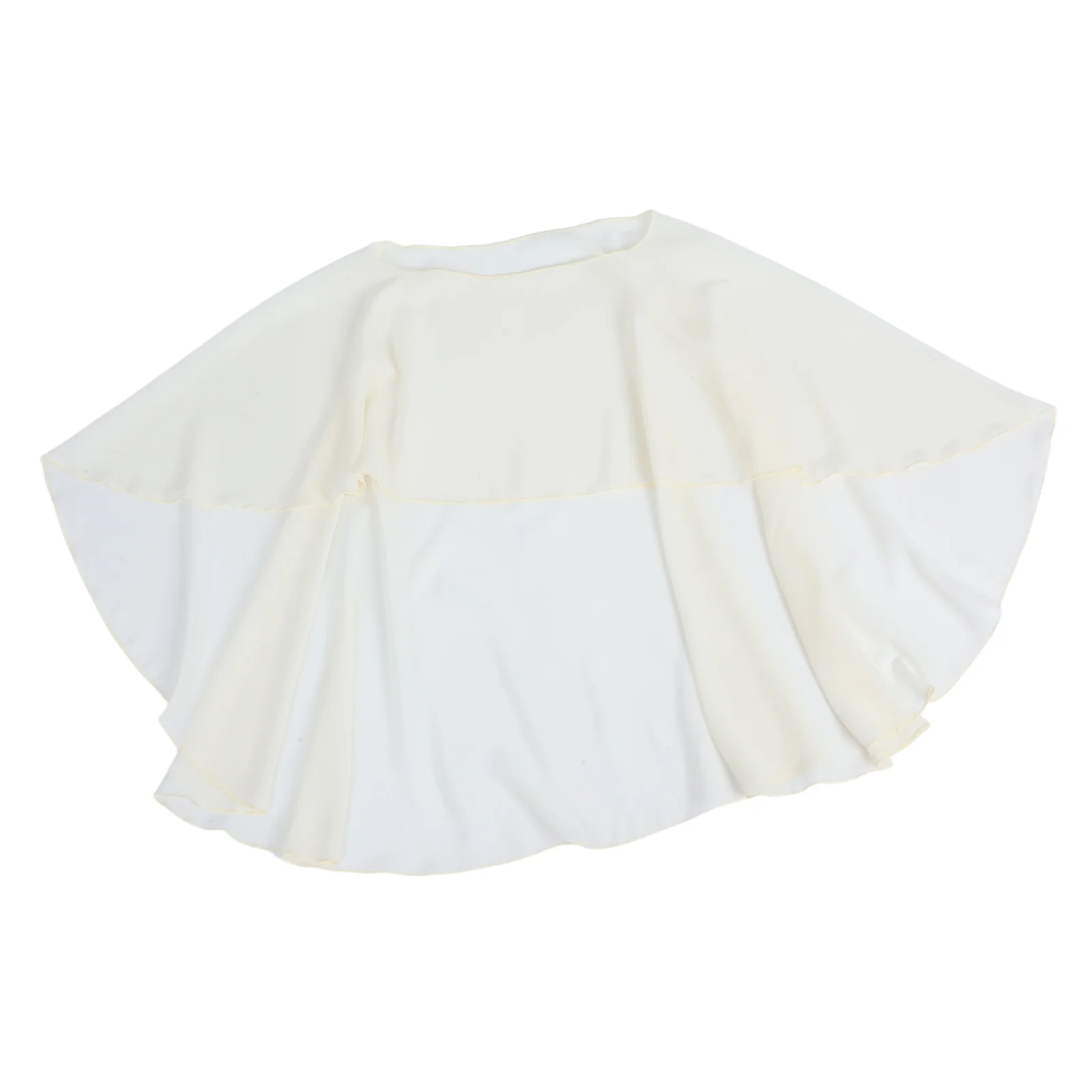 

Lightweight Polyester Evening Light Yellow Elegant Pullover Shawl for Wedding Parties Formal Outings Versatile Styling