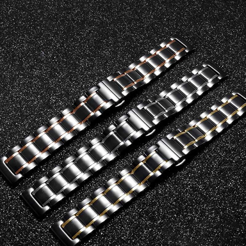 

20mm 22mm Ceramic band For Samsung galaxy Watch 4 46mm active 2 40mm For Amazfit Gts/Bip ceramic Butterfly Buckle Bracetet strap