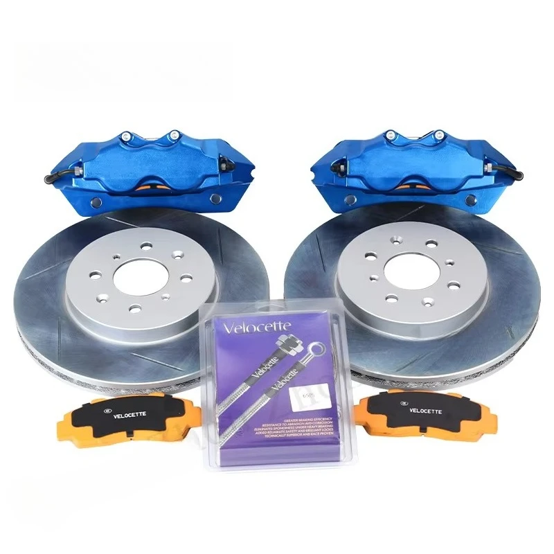 High Quality Front Caliper 4 Piston Big Brake Kit Auto Brake Systems 282mm 285mm Rotor For Honda Civic Fd Ek3 5 Vw Golk Mk4 Mk7