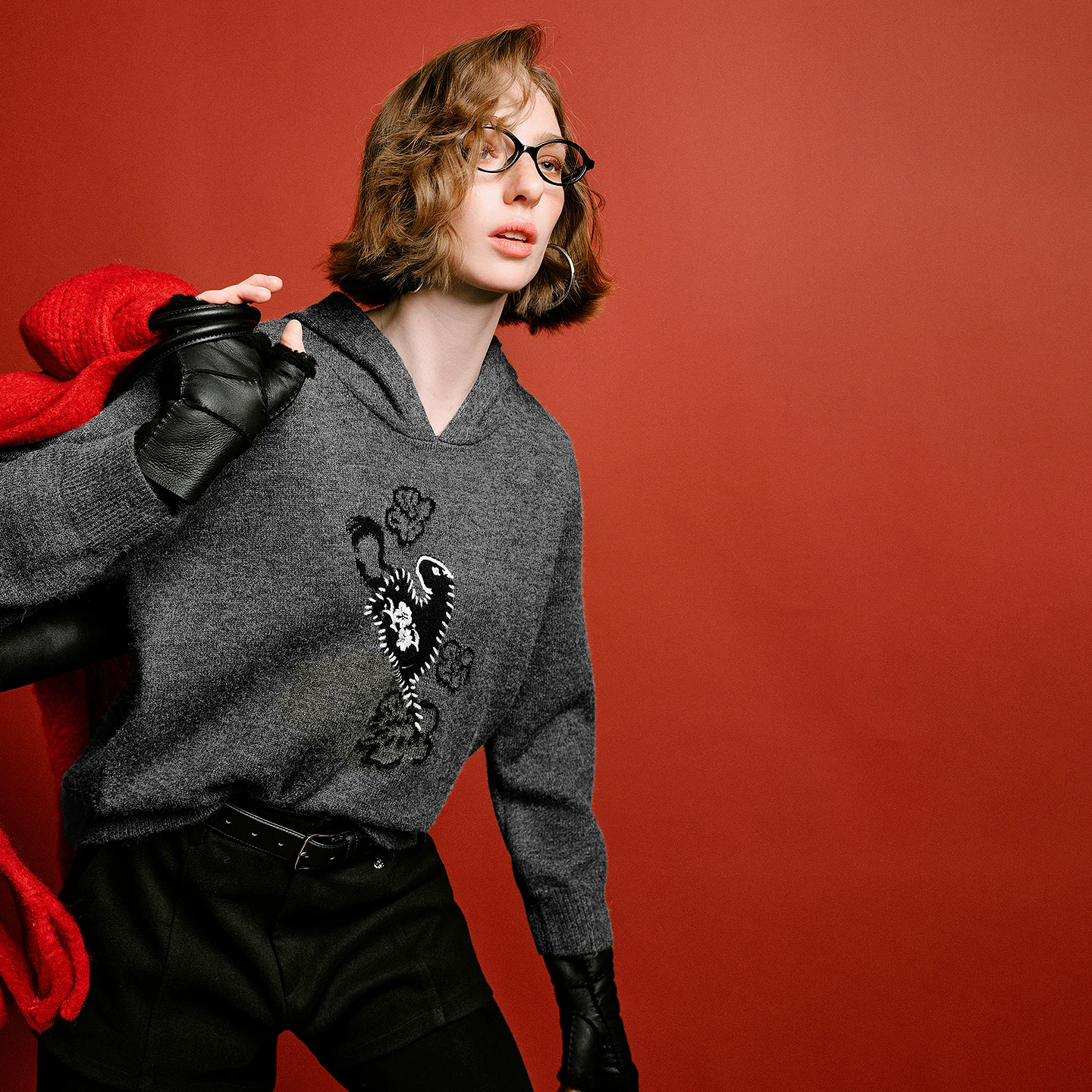 TOYOUTH Mengzhu Daji Suéter de alta qualidade de marca de ano novo para mulheres 2025 inverno novo top com capuz ​